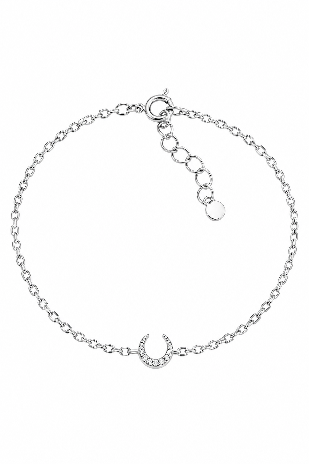 Armkette Halbmond silber