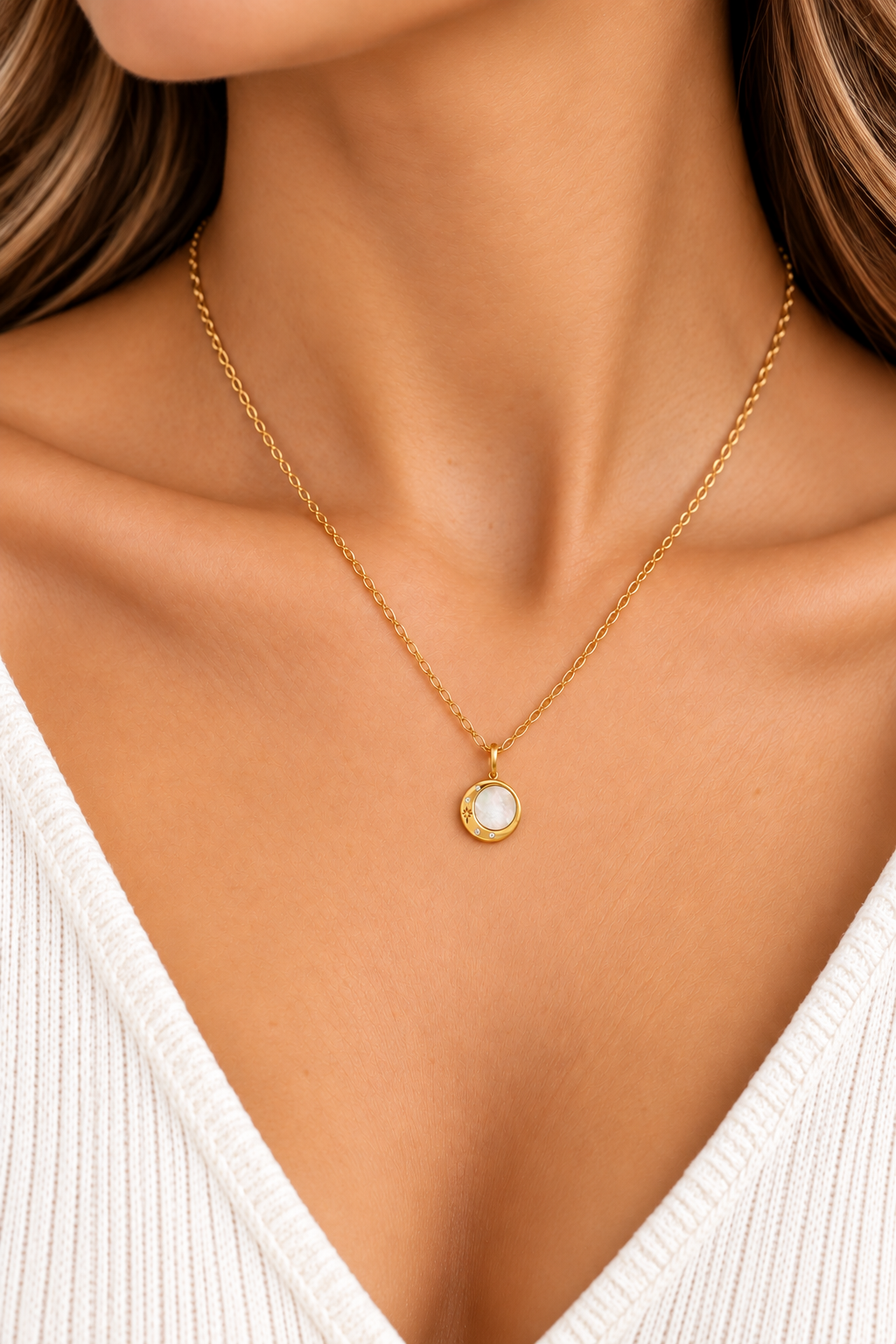 Halskette Luna gold