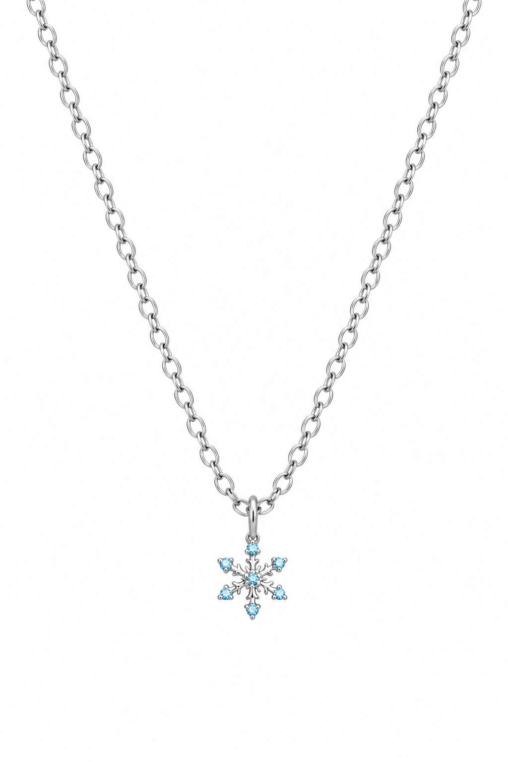 Halskette Flocke silber