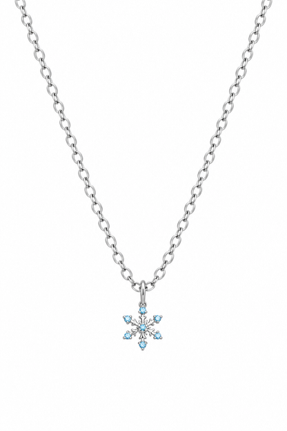 Halskette Flocke silber