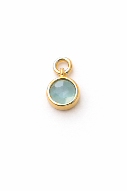 Anhänger Classic hellblau gold Produktbild