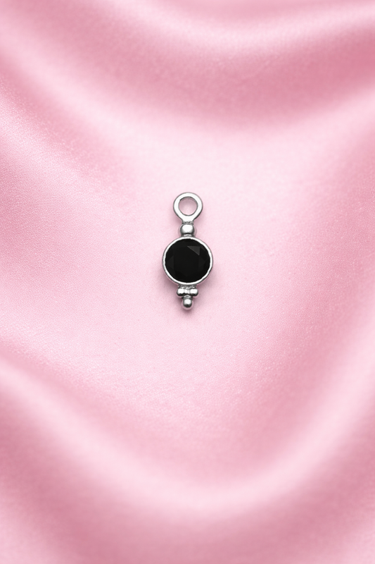 Anhänger Mystic schwarz silber
