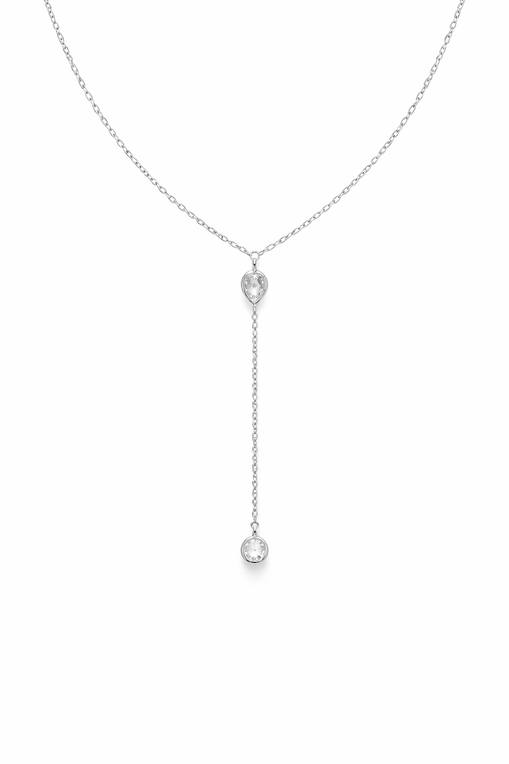 Halskette Drop silber Produktbild
