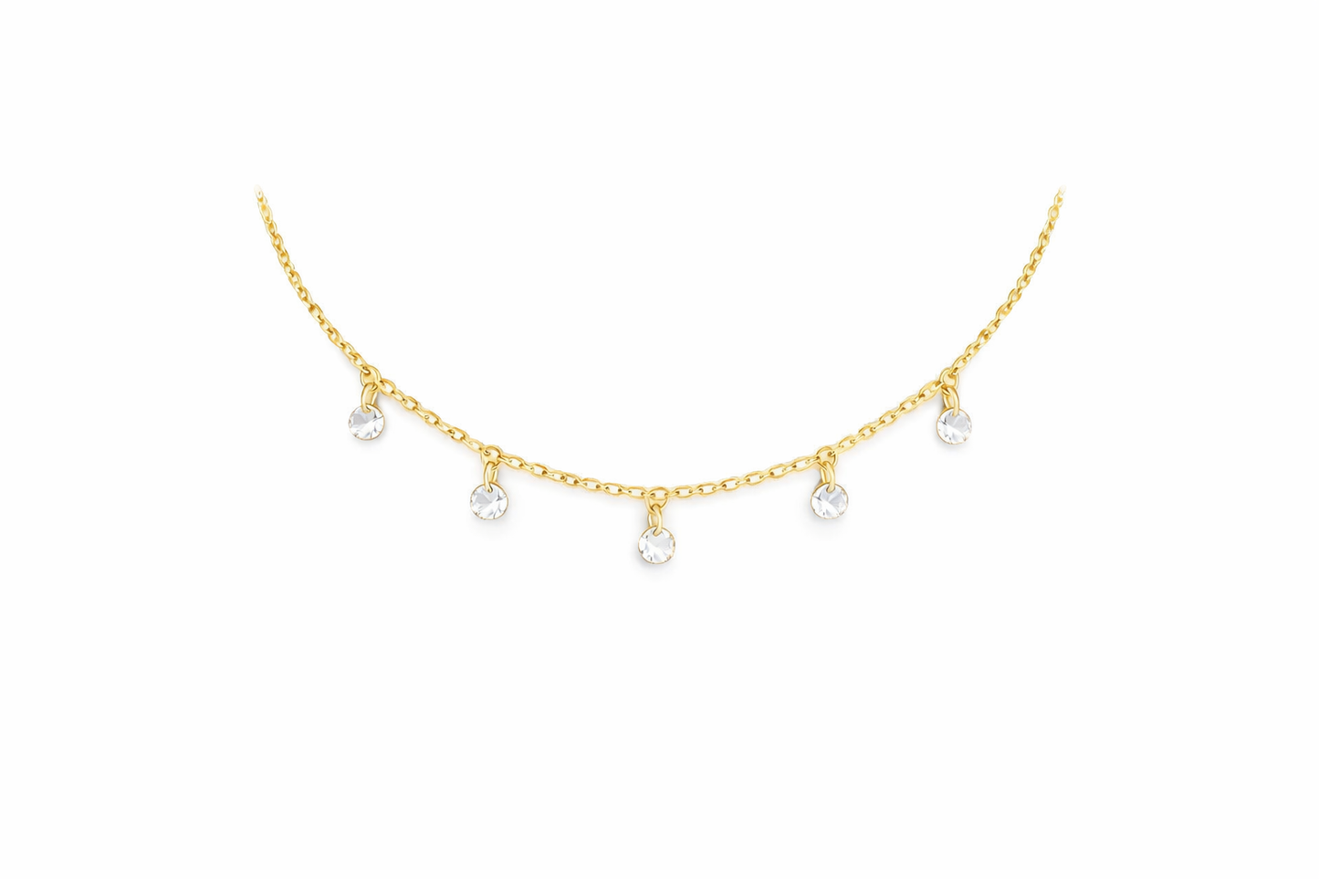 Halskette Twinkle gold Dekoperle Produktbild