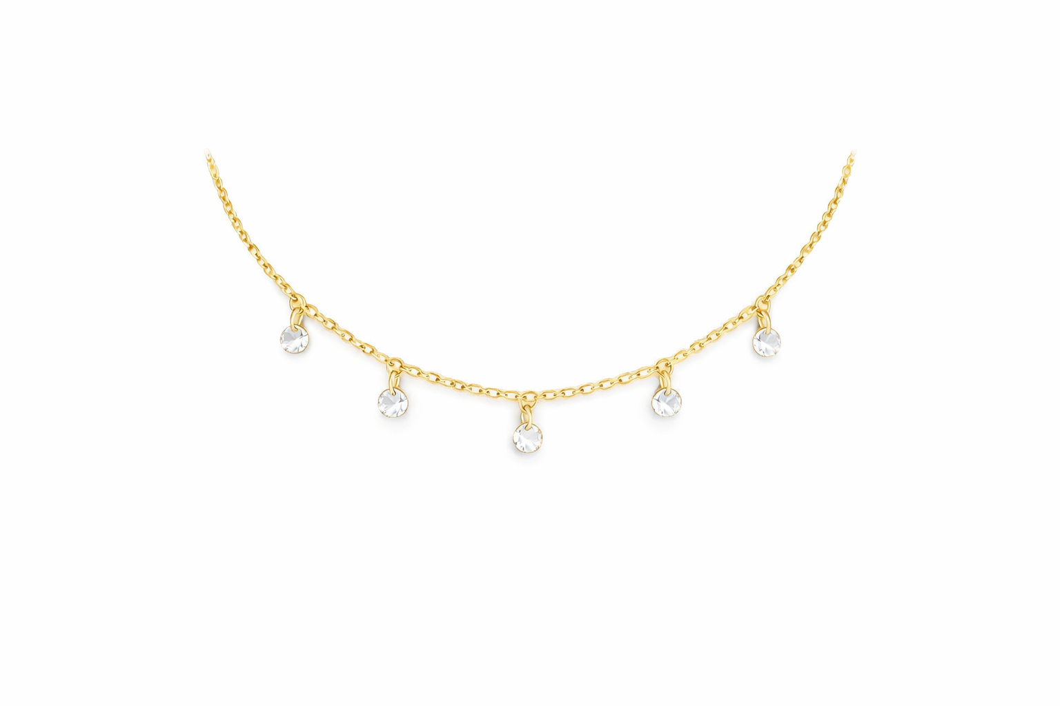 Halskette Twinkle gold Dekoperle Produktbild