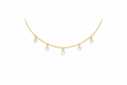 Halskette Twinkle gold Dekoperle Produktbild