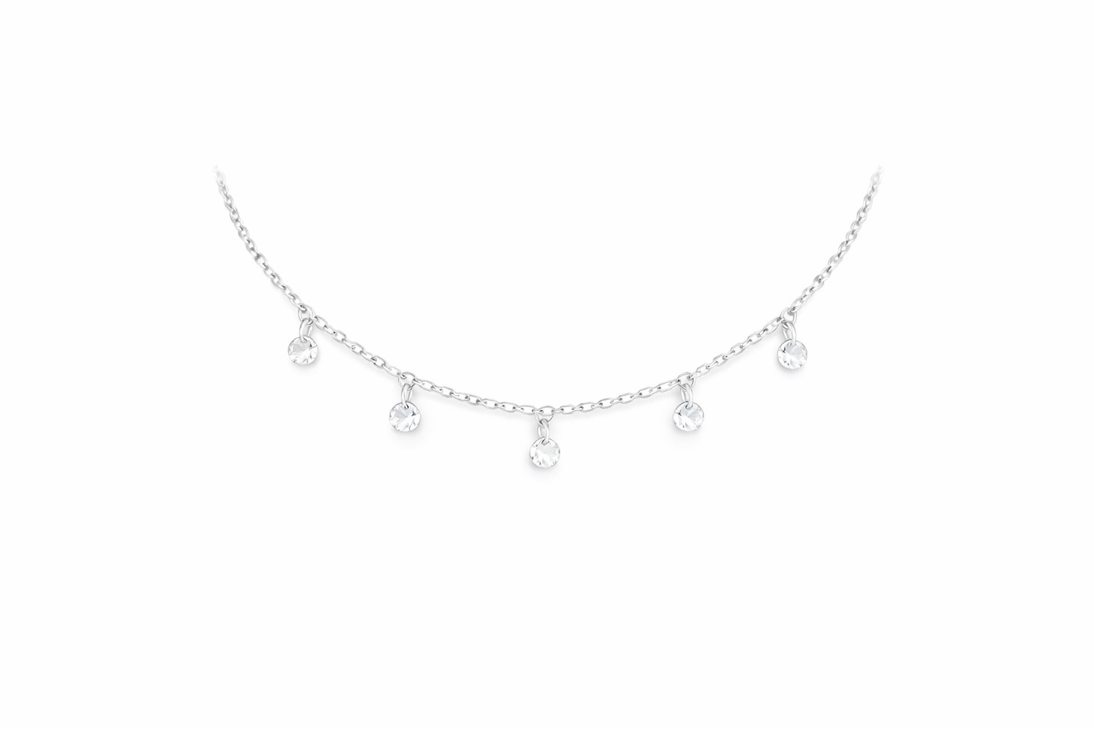 Halskette Twinkle silber Produktbild
