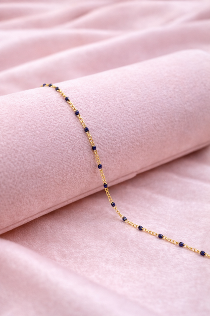 Kette Dotty navy gold