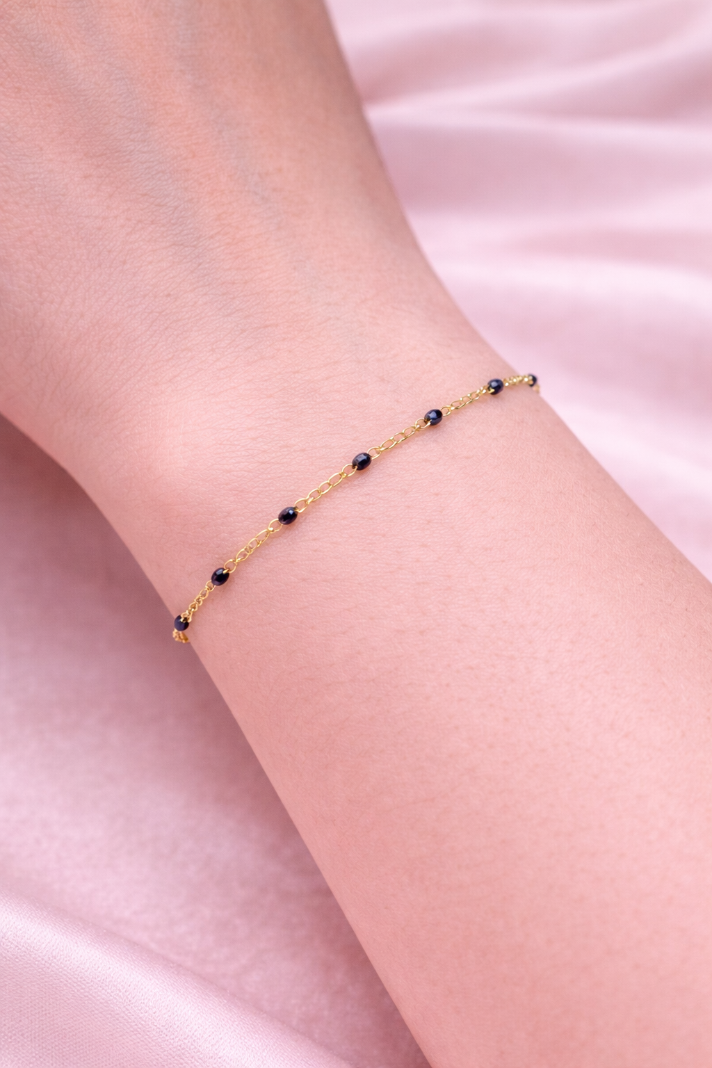 Kette Dotty navy gold Armkette