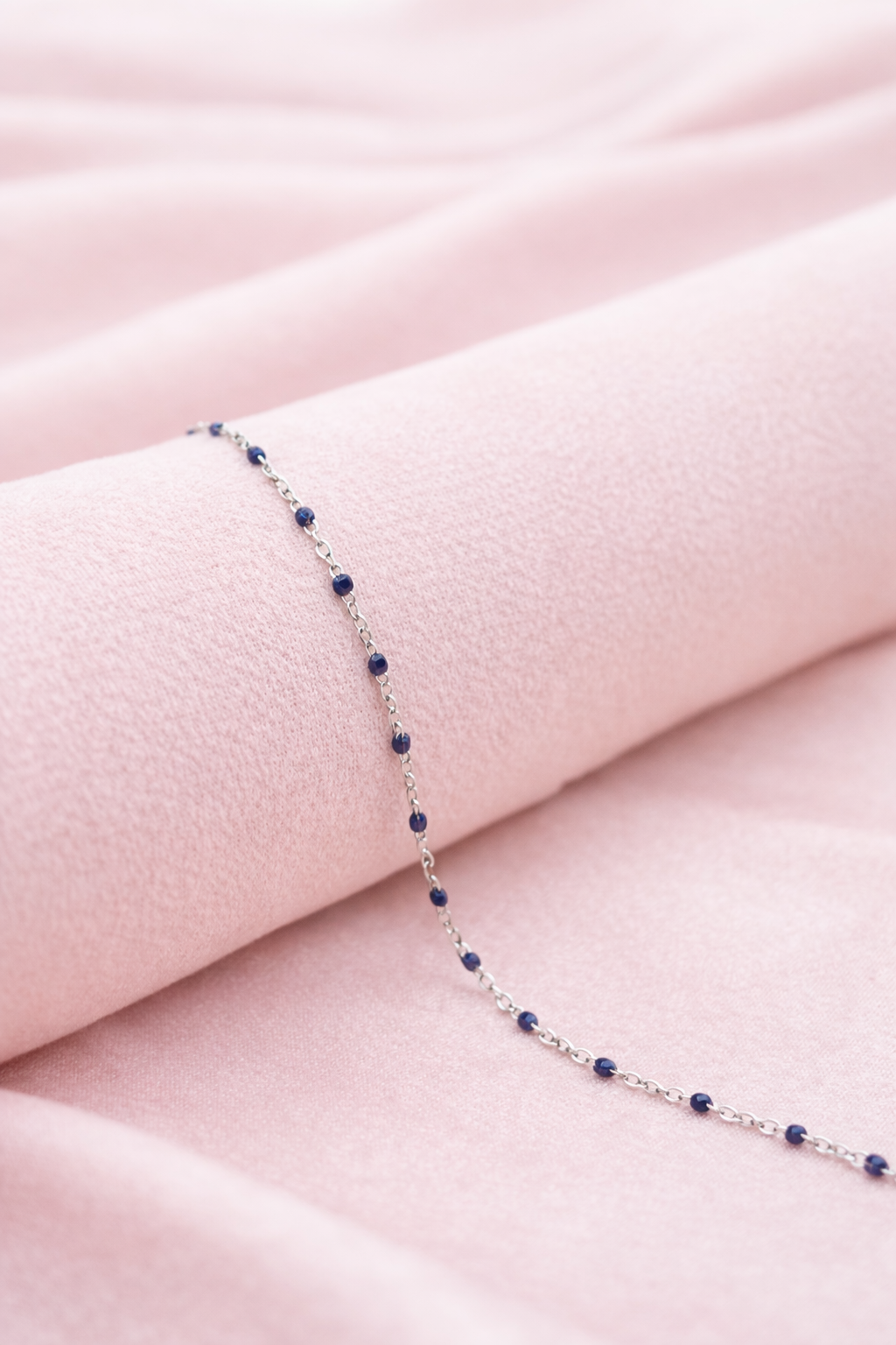 Kette Dotty navy silber