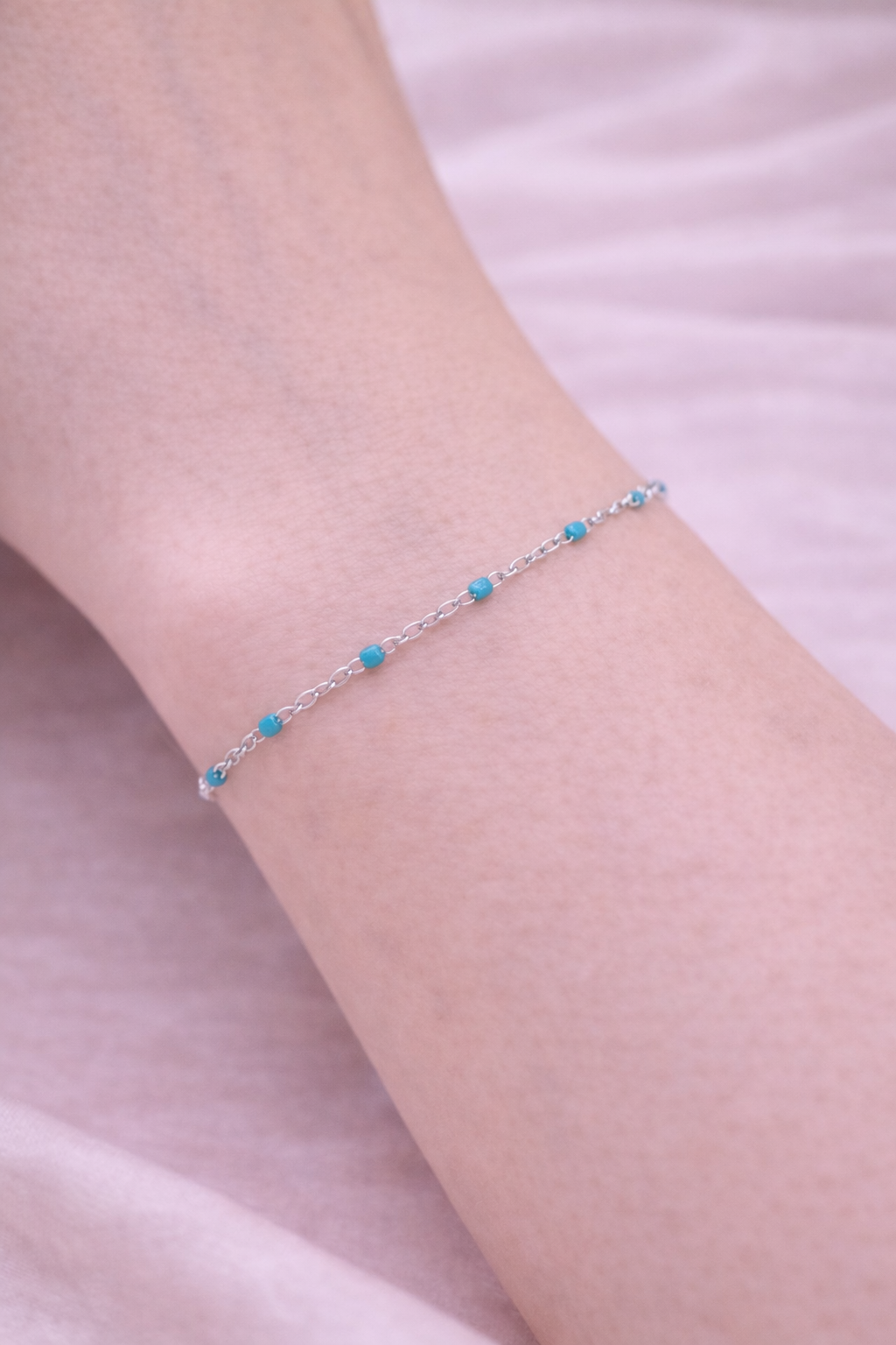 Kette Dotty türkis silber Armkette