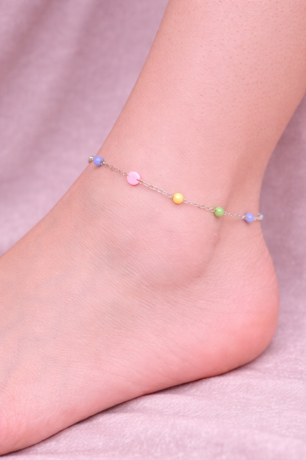 Kette Summer Breeze silber Fusskette