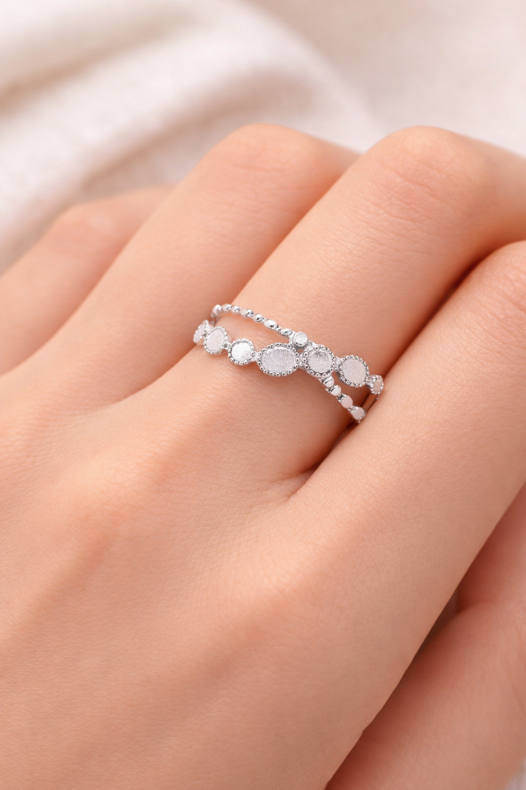 Zeitloser Ring Infinity silber