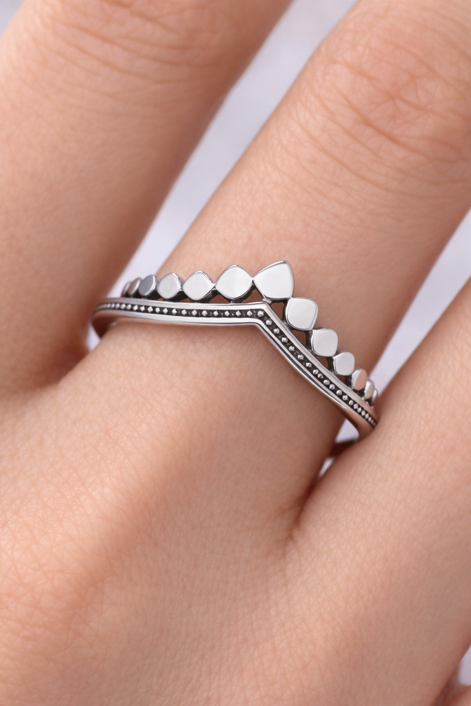 majestätischer Ring Queenly in silber
