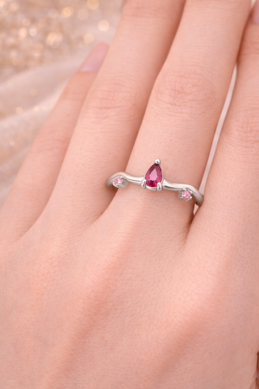 Ring Tiara silber