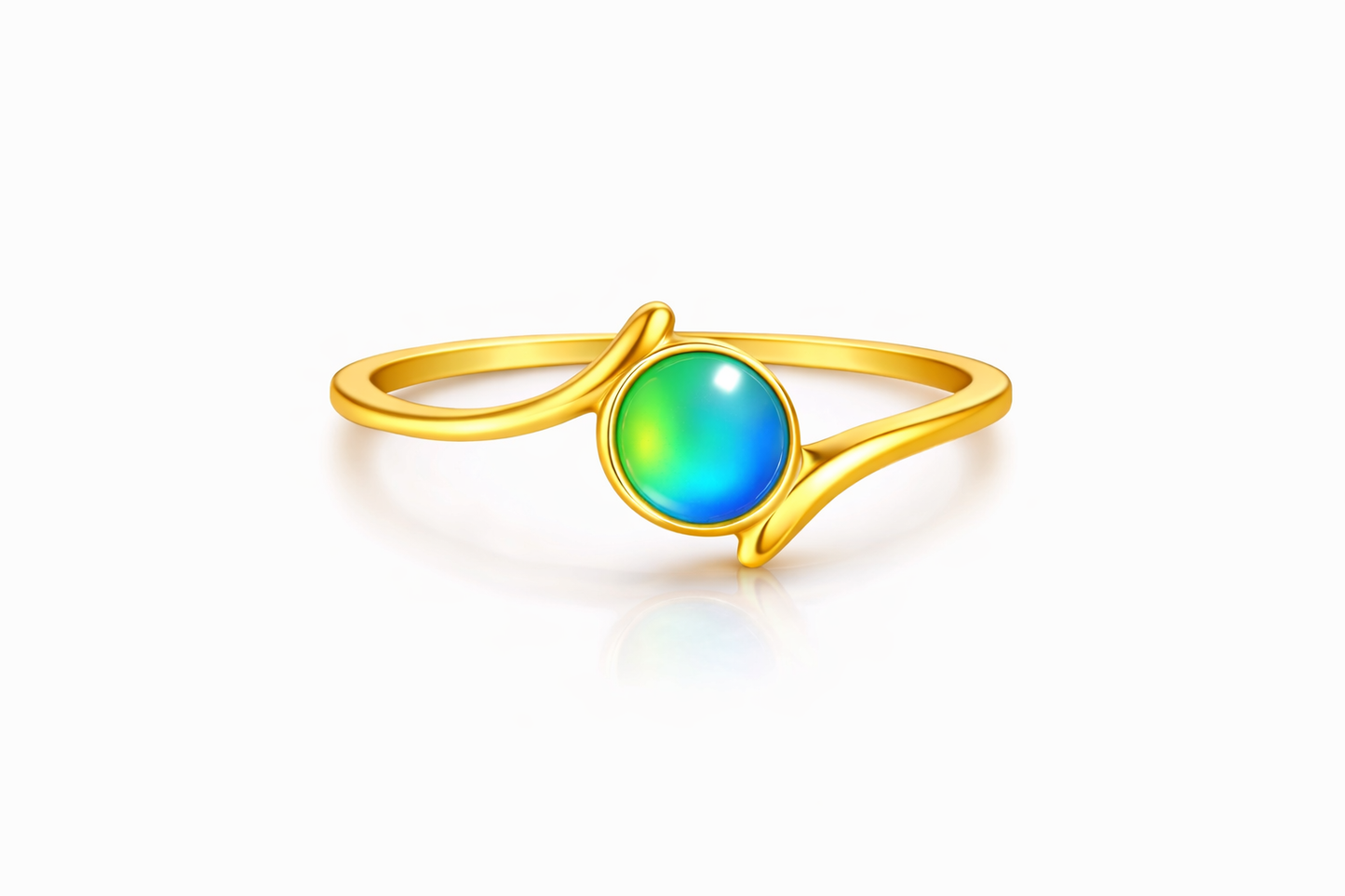 Stimmungsring Mood gold Produktbild
