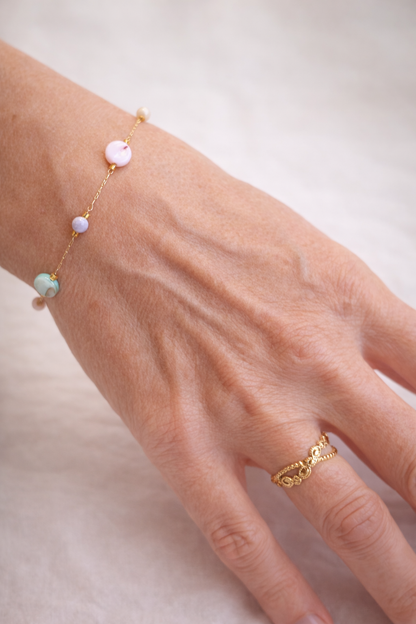 Goldene Handkette Summer Breeze